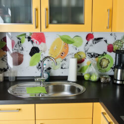 Küchenrückwand - Acrylglas rückseitig bedruckt für ein besonders brillantes Ergebnis